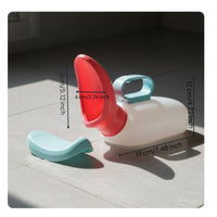 Soft Spout Urinal with Lid Bedridden Urine Jug Portable for Nighttime