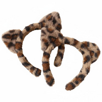 Tiger Ears Headband Cute Plush Hair Accessory Party Girls
