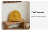 OB11 Doll Hat Adorable Design Doll Hat Soft Material Tiny Knit cap for Miniature Figure Owners
