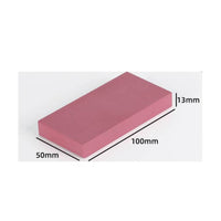 Pink Sharpening Stone Solid Rectangular Sharpening Stone Easy to Use