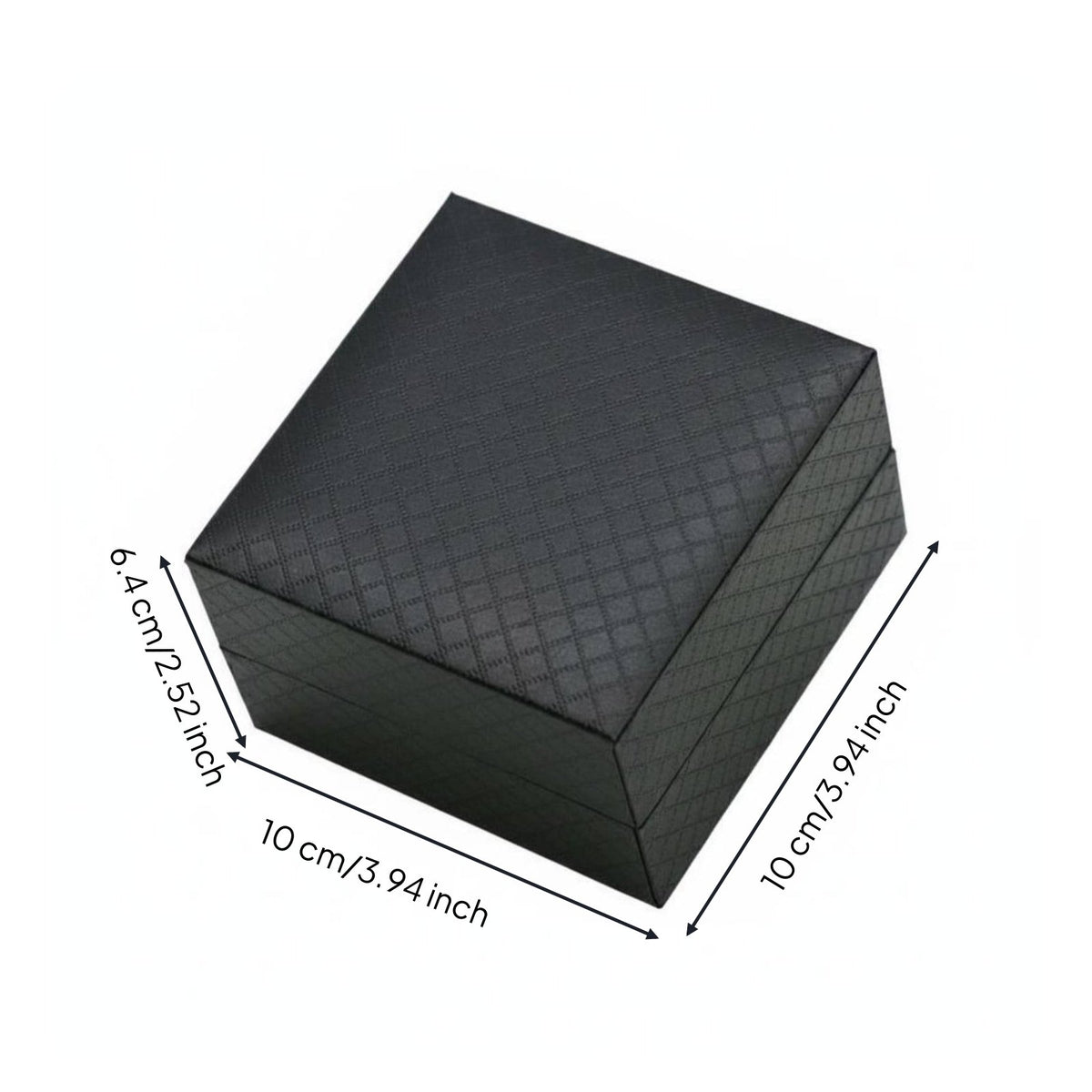 Square Watch Gift Box Luxury PU Leather Watch Box Scratch Protection