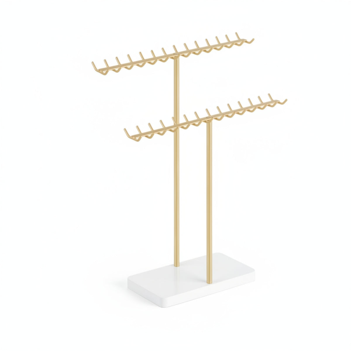 Jewelry Display Stand Metal Frame Stable Jewelry Stand Base Elegant Necklace Holder for Boutique