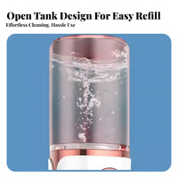 Deep Hydration Double Nozzle Nano Sprayer Cooling Effect Nano Mist Sprayer High-Frequency Atomization for Travelers, Women, Home