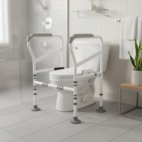 Toilet Safety Frame Anti-Slip Feet Toilet Support Stand Unattached-Standing