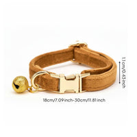 Soft Cat Collar Adjustable Size Pet Accessory for Kittens, Small Canines