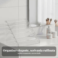 Acrylic Display Riser Multi-Functional Clear Tiered Stand Multifunctional