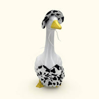 Cow Print Goose Outfit Couple Design Goose Costume Set Outdoor Decoration