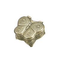 Butterfly Jewelry Box Lined Jewelry Box with Hinged Lid Compact for Desk, Girls