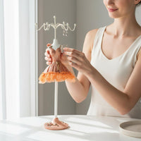 Ballet Dress Jewelry Stand Decorative Earring Holder Handmade for Boutique