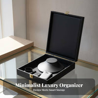 Leather Jewelry Display Case Long-Lasting Jewelry Set Display Box Necklace Storage Case Luxurious Design Luxurious Textile Lined
