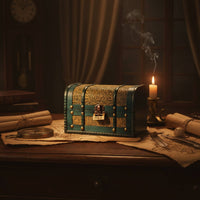 Decorative Storage Chest Multipurpose Floral Decorative Box Vintage Trinket Box Handmade Look Jewelry Organizer Lockable