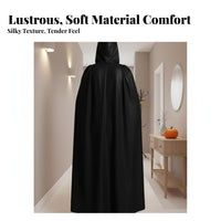 Hooded Cloak Multi-Purpose Cosplay Full-Length Robe All-Gender Fit for Adults