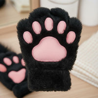 Cat Ears and Tail Set Customizable Fit Animal Cosplay Accessories Lightweight Soft Pile Animal Costume Set for Kids, Women, Halloween, Parties