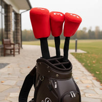 3 Pieces Sport Wood Headcover Set Snug Fit Soft Sport Headcovers Numbered Club Head Protectors Long-Lasting Sports Equipment