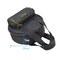 Live Stream Rotating Display Stand Portable Storage Case Thickened Material Zippered Tote Bag Sturdy Round Tote Bag for Live Broadcasting