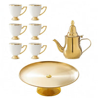 Stainless Steel Teapot Set Decorative Tableware Safe Material