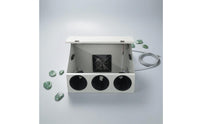 Polishing Guard Box Sleeve Ports Grinding Enclosure Box Hinged Lid