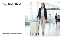Multi-Function Hardside Luggage 360° rollers Suitcase TSA-Approved Lock