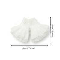 Ruffle Trim Layered Translucent Bloomer Skirt Skort