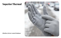 women's Winter Gloves Non-Slip Grip Fleece Lined Gloves Cold Weather Accessory Soft and Skin-Gentle Hand Coverings Contoured Fit