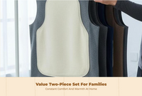 Men's Warm Fleece Vest, V-Neck, Winter