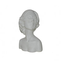 PVC Mannequin Head Bust Long-Lasting Female Mannequin Head Bust Realistic Face