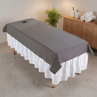 Long-Lasting Beauty Salon Bed Sheet Breathable Reusable Massage Bed Sheet Fade-Resistant for Estheticians
