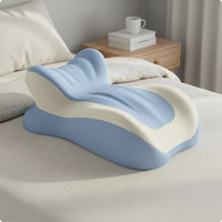 Prone Sleeps Pillow Easy to Washable Reading Cushion Skin-Friendly Material Bed Backrest Pillow for Lounging