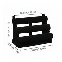 3 Tier Bracelet Display Stand Detachable Rods Scrunchie Display Holder