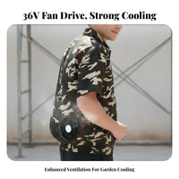 Lightweight Design Air Conditioned Work Clothes Proof Cooling Fan Work Jacket Fast Charging for Women, Hot Weather, Gardening, Warehouses
