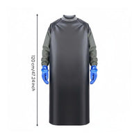 Apron Gloves Set Waterproof Apron Water-Resistant Workwear for Professionals, Seafood Handling Tasks