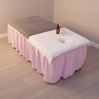 Massage Table Sheet Face Hole Soft Spa Accessory Machine Washable