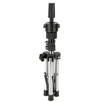 Tripod Mannequin Head Stand Rotatable Beauty Tool Support Metal