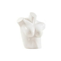 Female Torso Mannequin Glossy Mannequin Torso with Stand Decorative for Fashion Showroom