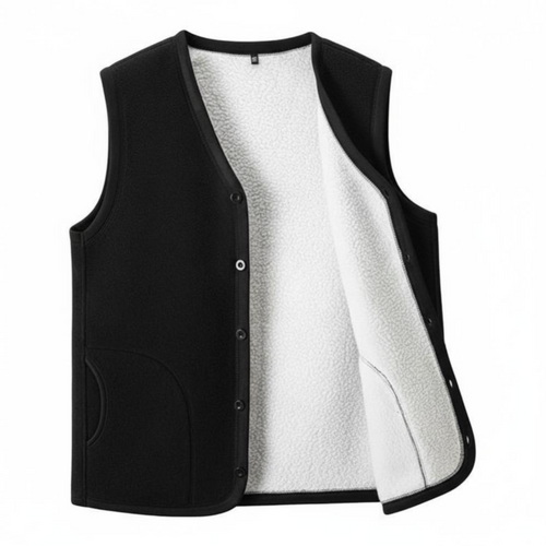 Fleece Lined Vest Men's Winter Outdoor Sport