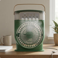 Desktop Humidifying Fan Sleep Mode Desk Mist Fan Detachable