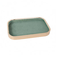 Rectangular Jewelry Tray Shallow Accessory Organizer Rounded Corners