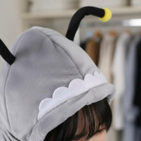 Bee Torso Shark Head Costume Cute Cartoon Design Shark Bee Costume Funny Creature Combination Suit Comfortable Novelty Clothing