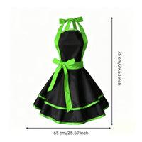 Waterproof Apron Charm Design Princess Apron Adjustable Strap Covering Garment for Women