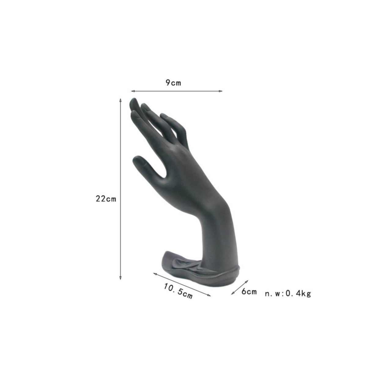 Resin Hand Mannequin Elegant Design Hand Jewelry Display Stable