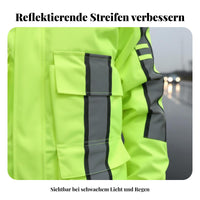 Reflective Rain Suit Long-Lasting High Visibility Rain Suit Windproof