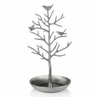 Bird Tree Jewelry Stand Detachable Design Earring and Necklace Hanging Rack