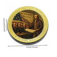Proclamation of Independence Commemorative Coin Double-Sided Design for Veterans
