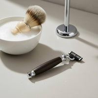 Badger Brush Shaving Set with Bowl Safety Razor Kit Gift Idea for Bathroom