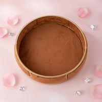 Round Jewelry Display Tray uncoveredTop Band Holder Dish Segmented for Counter