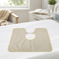 Bedside Bib Large Clothing Protector Rectangular for Bedridden Adults