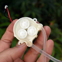 Micro Peristaltic Pump Transparent Tubing DC Peristaltic Pump White Plastic