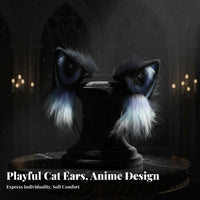 Nebula Dream Cat Ears Soft Faux Soft Cat Ears Headband Costume Accessory Realistic Simulation Cute Design for Themed Parties
