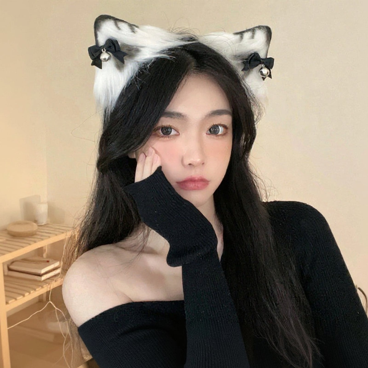 soft creature audio accessory Hairband with tinkling chimes soft audio accessorys headwaudio accessoryband Cute Appaudio accessoryance