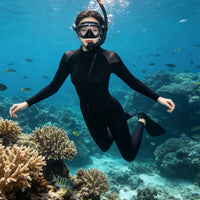3mm Neoprene Wetsuit Jellyfish Protection Long Sleeve Wetsuit 3mm Neoprene Suit Thermal Insulation Water Sports Gear Back Zipper